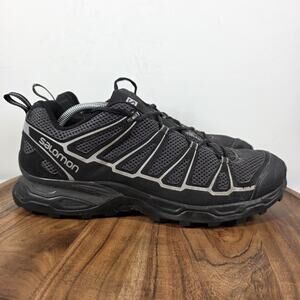 Salomon X Ultra Prime Mens Black Size 12 Athletic Hiking Shoes 371663